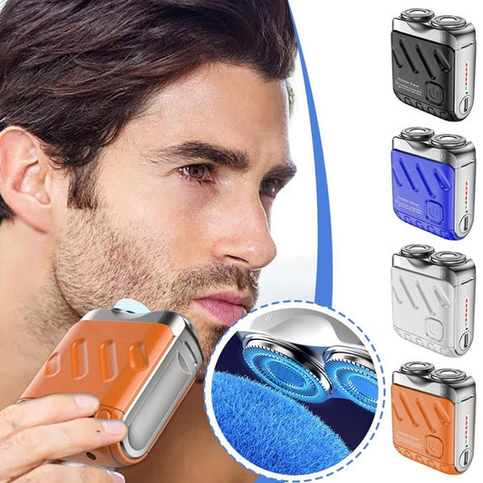 Portable Rotary Dual Ring Electric Shaver  - Quick Shave